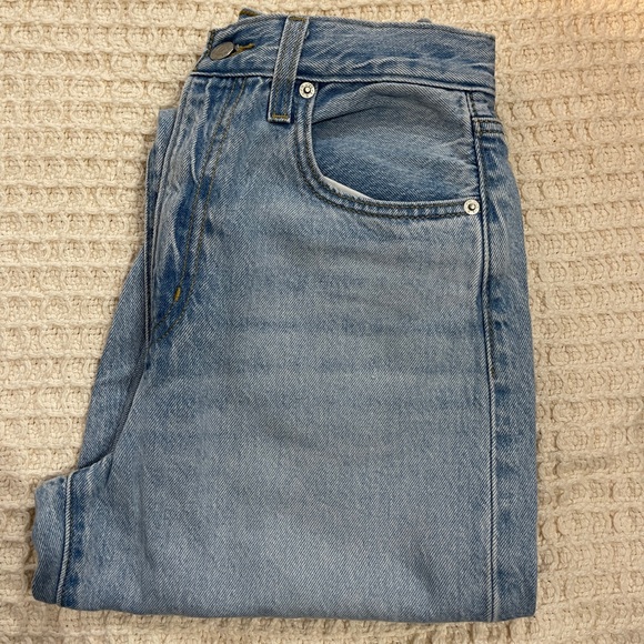 HIGH LOOSE TAPER FIT WOMEN'S JEANS size 24 light wash - Picture 5 of 10